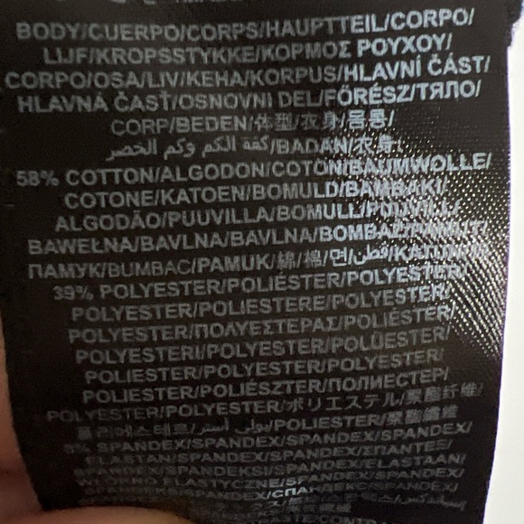 Black Long Sleeve Top with Embellished Shoulders - Picture 3 of 3